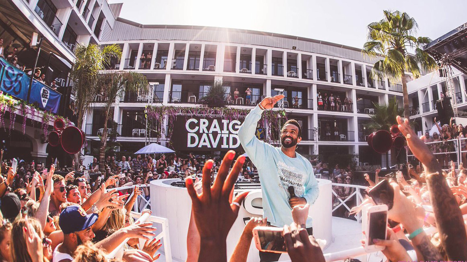 Ibiza Rocks hotel arena redesign — Craig David TS5 residency, 2018